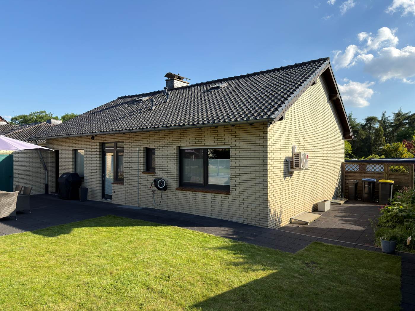Gartenseite des Hauses